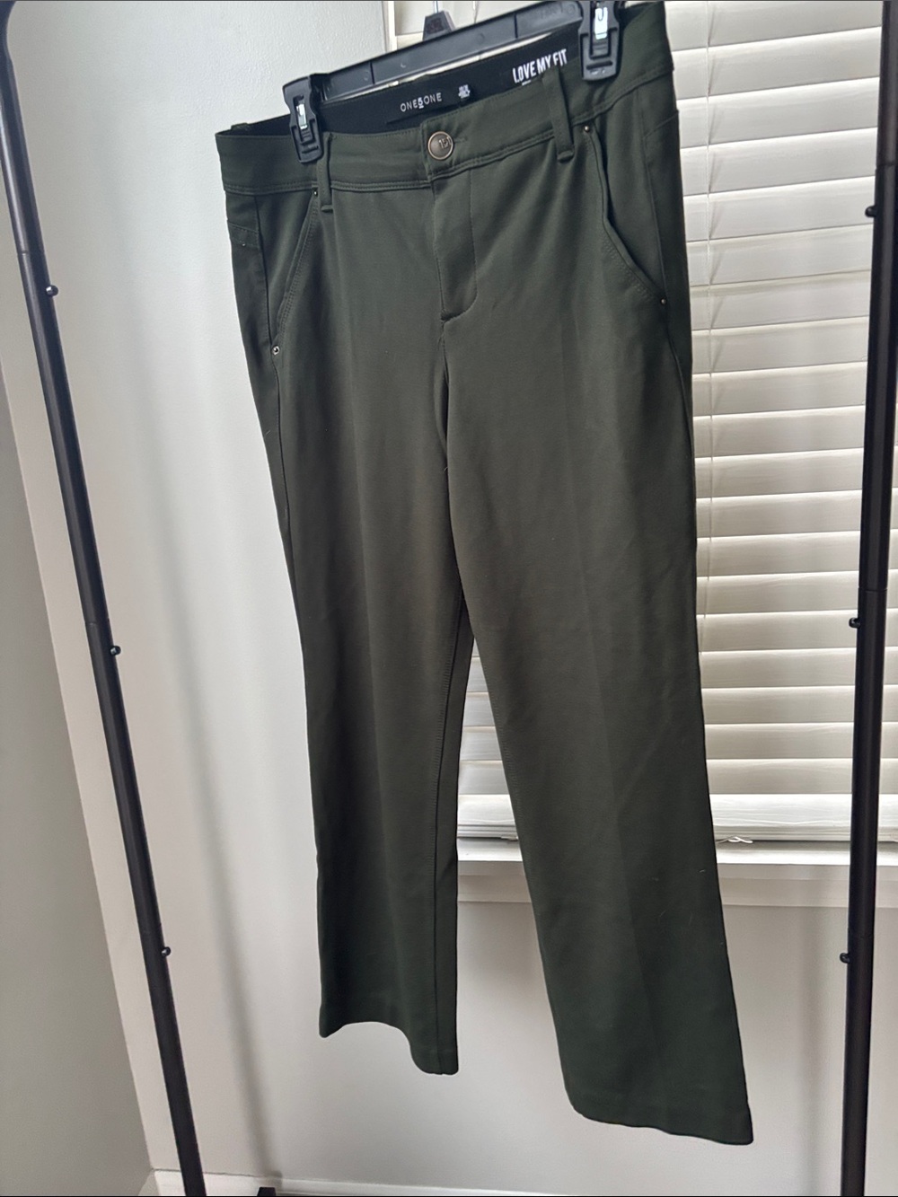 one 5 one Olive Green Men’s Chinos